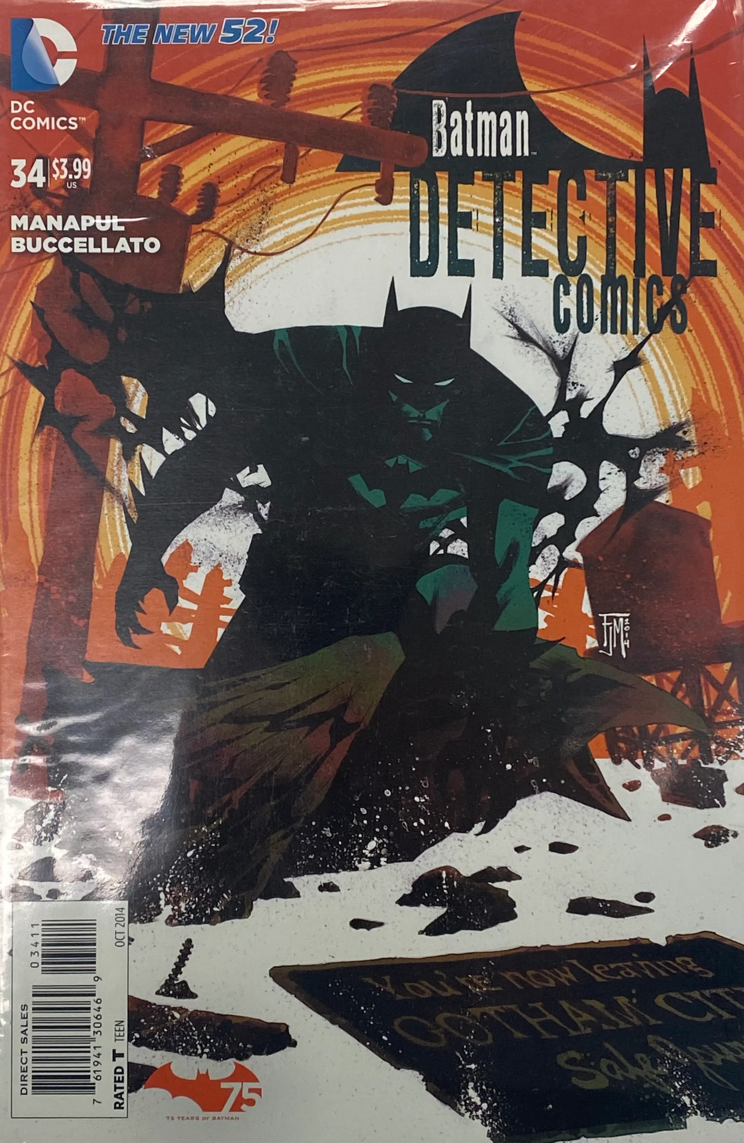 DC Comics - Detective Comics (2011 2nd Series) 034 (Cond. VG/FN) - 1323