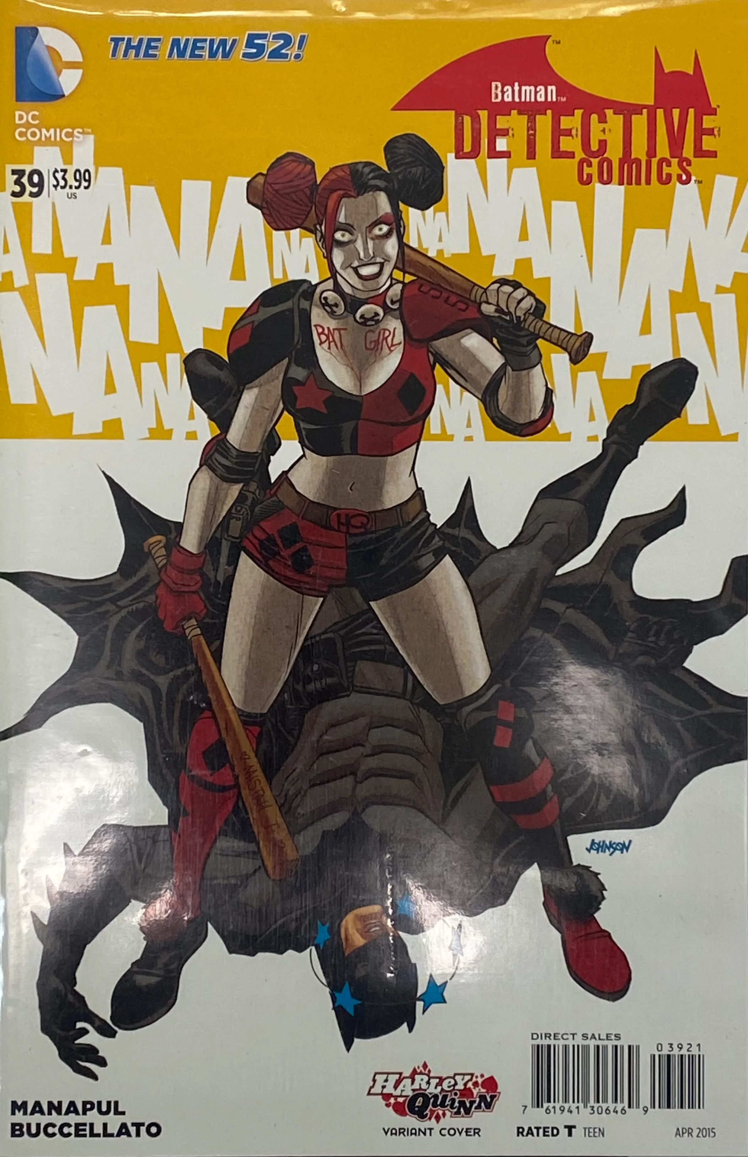 DC Comics - Detective Comics (2011 2nd Series) 039 Cover B Harley Quinn Variant Edition (Cond. FN) - 1334