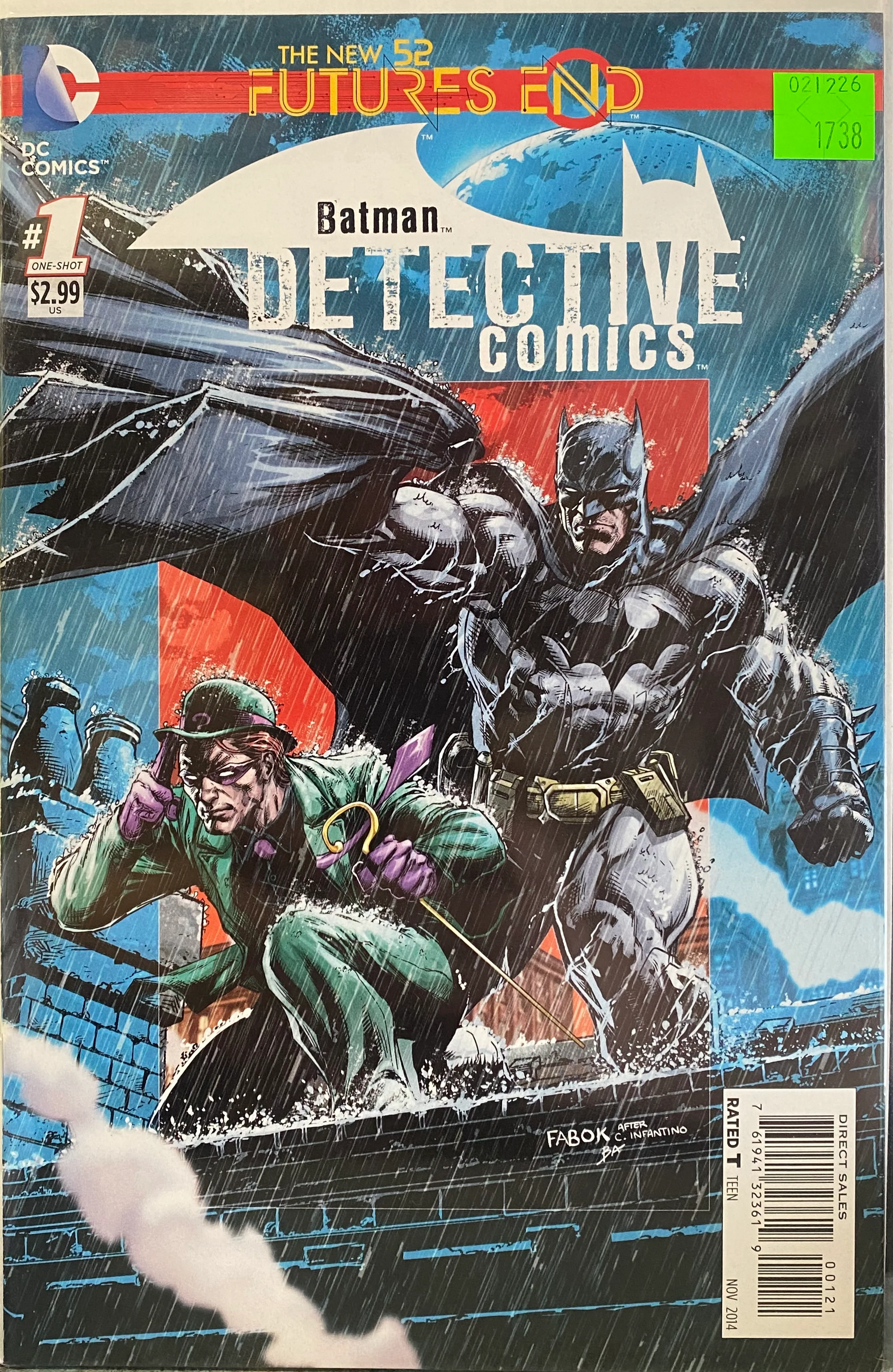 DC Comics - Detective Comics Future's End (2014) 001 - Cover B Non Lenticular Variant Edition (Cond. FN) - 1738