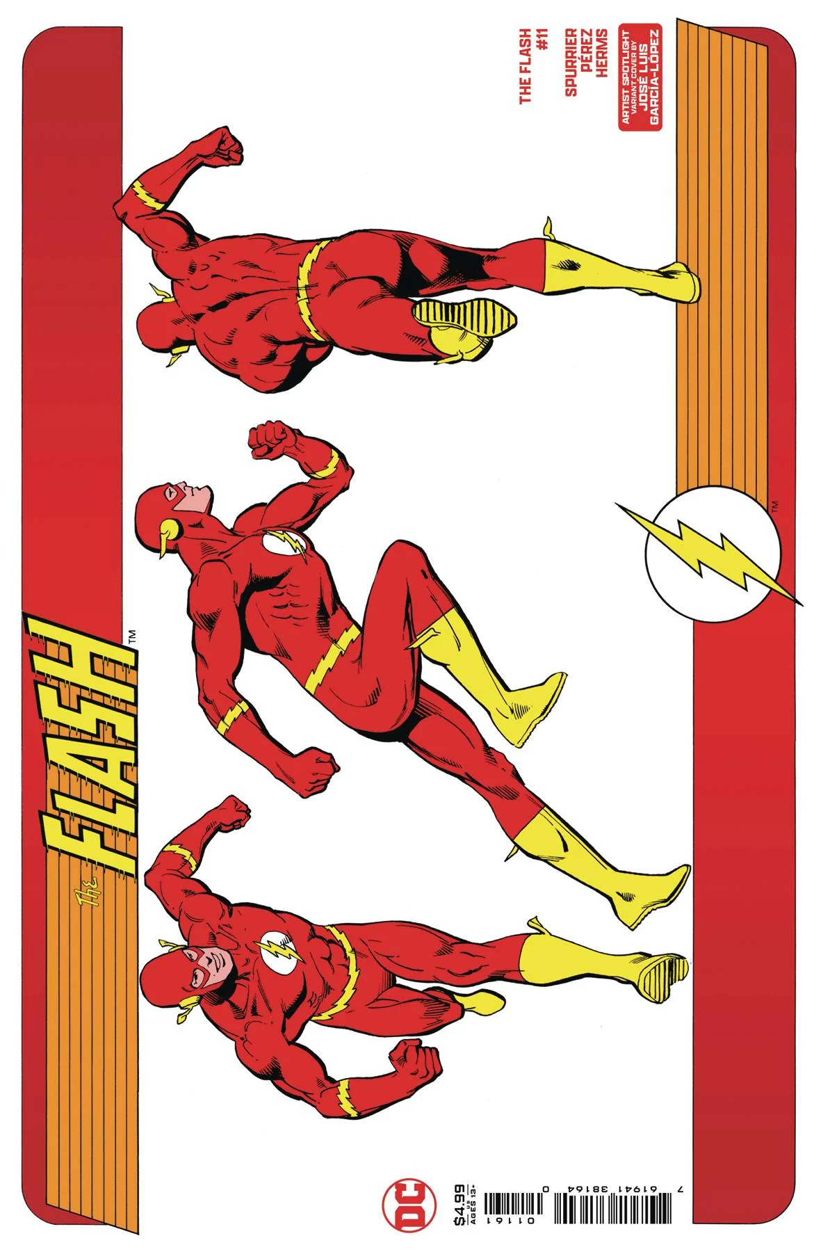 DC Comics - Flash 011 Garcia-Lopez Artist Spotlight Wrap Card Stock Variant Edition (Cond. VF-) - 22405