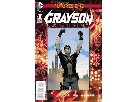 DC Comics - Grayson Futures End 001 - Lenticular Cover Variant Edition (Cond. FN) - 19715
