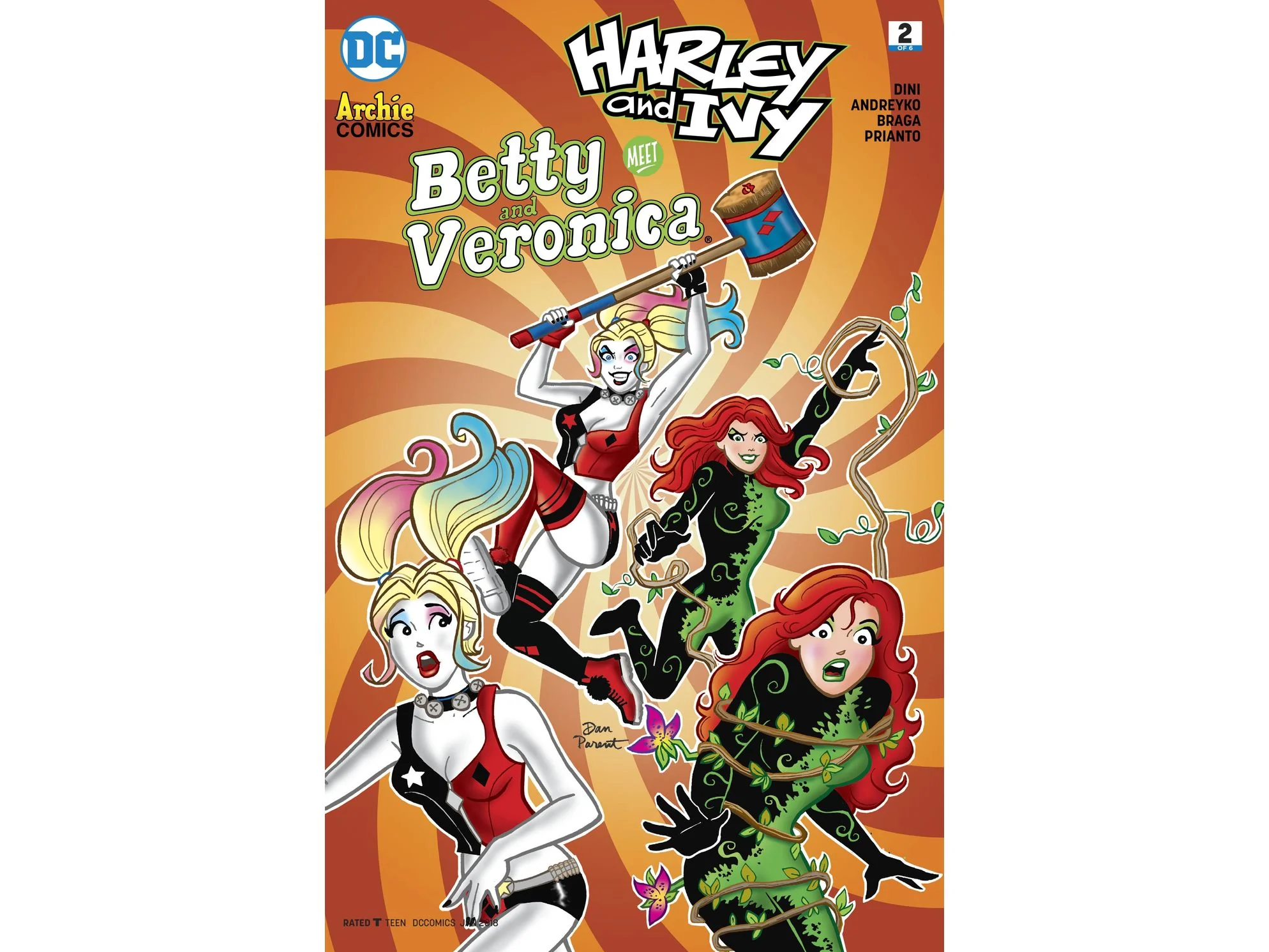 DC Comics - Harley & Ivy Meet Betty & Veronica (2017) 002 (of 6) - Parent Variant Edition (Cond. VF-) - 18745