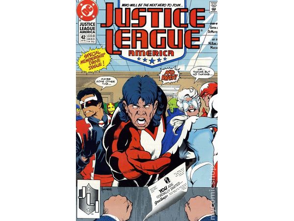 DC Comics - Justice League America 042 (Cond. FN+) - 20409