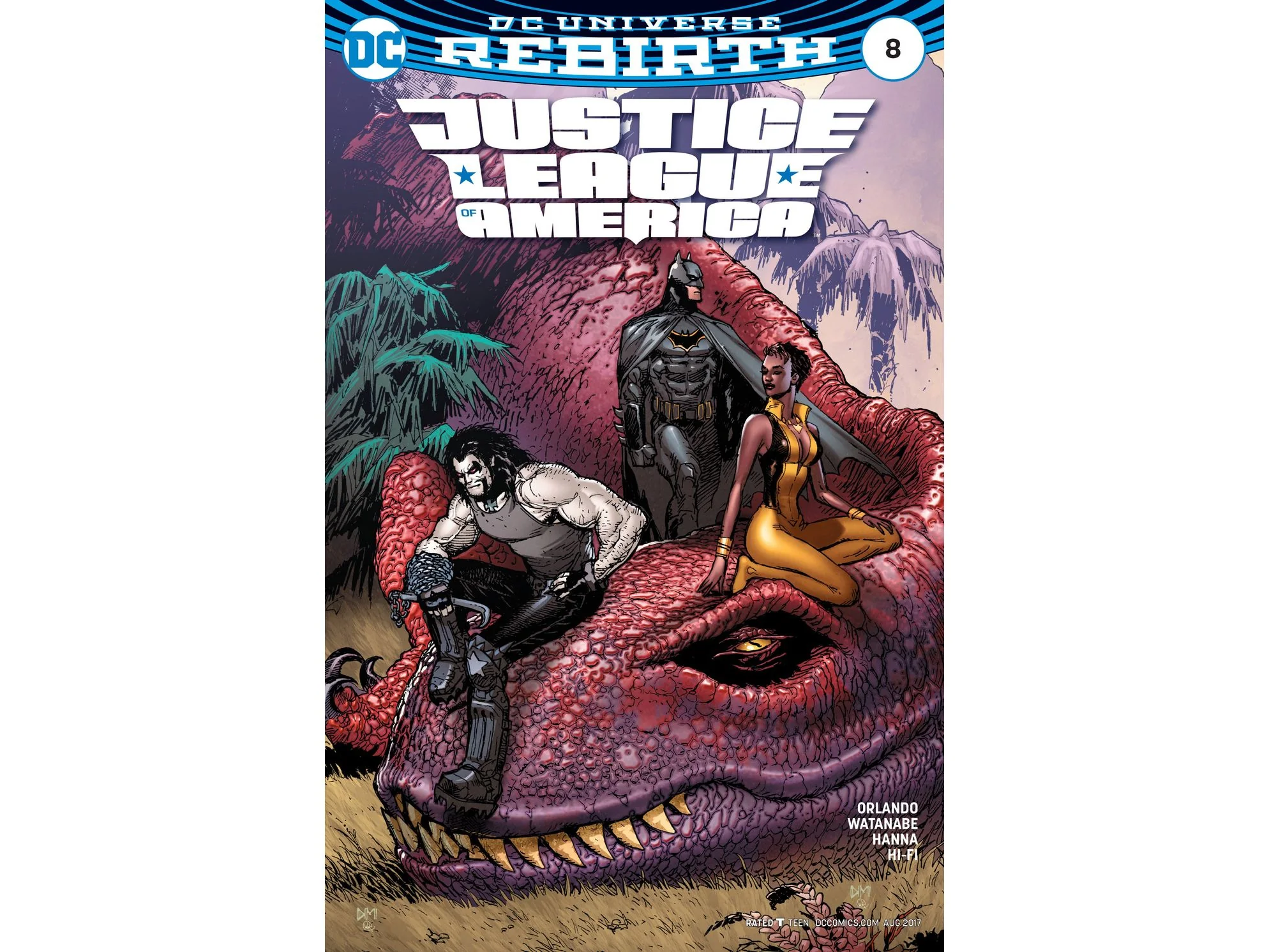 DC Comics - Justice League of America (2017) 008 - Mahnke Variant Edition (Cond. FN) 20950