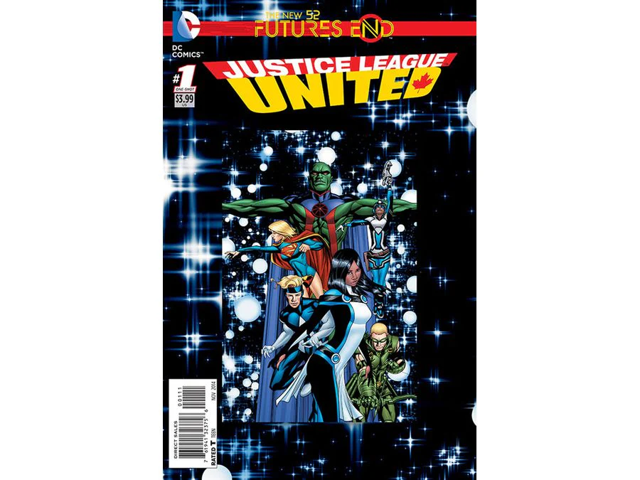 DC Comics - Justice League United Futures End (2014) 001 - Lenticular Cover Variant Edition (Cond. FN+) - 21144 - Image 2