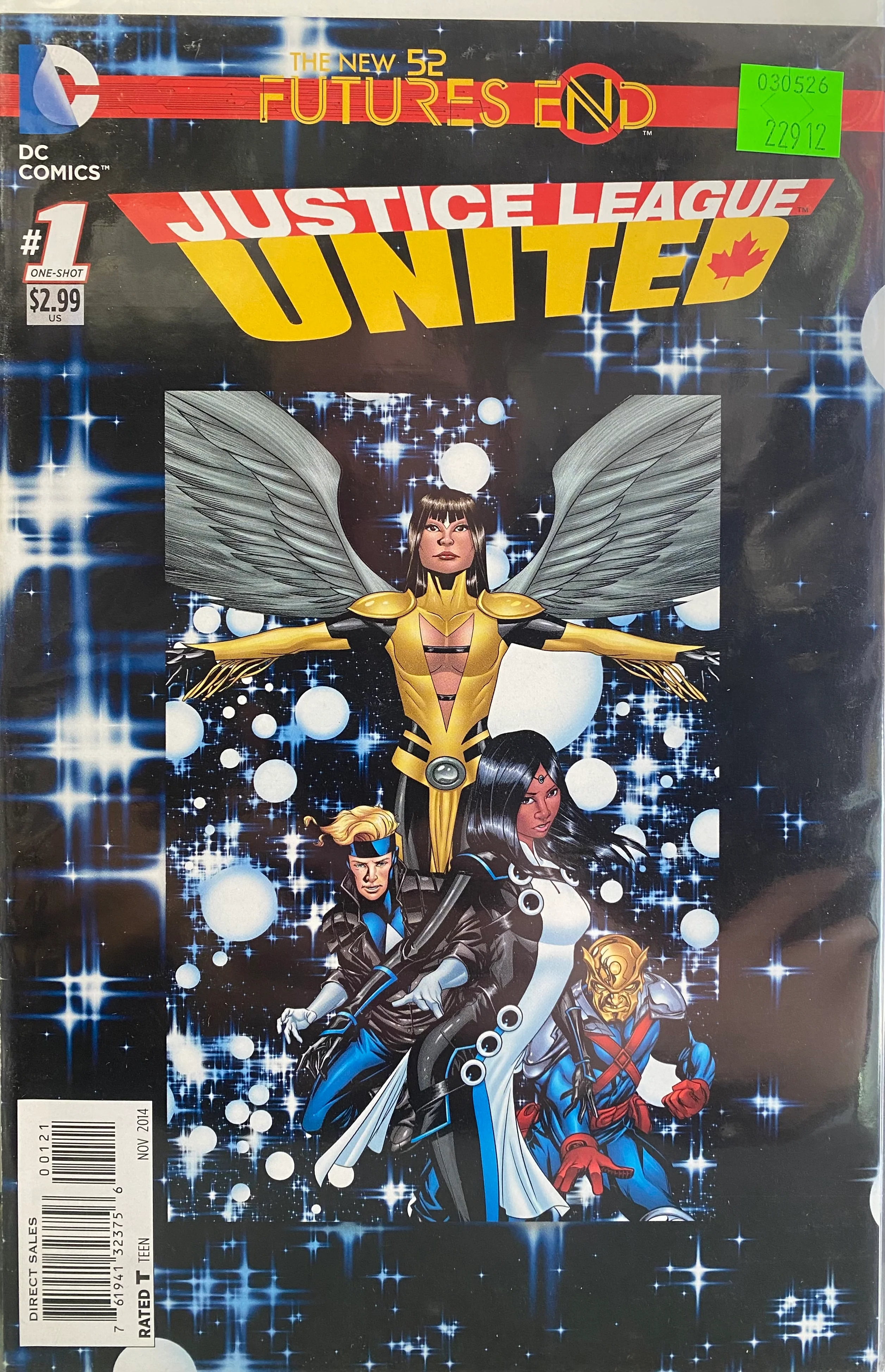 DC Comics - Justice League United Futures End (2014) 001 - Cover B Non-Lenticular Variant Edition (Cond. FN+) - 22912