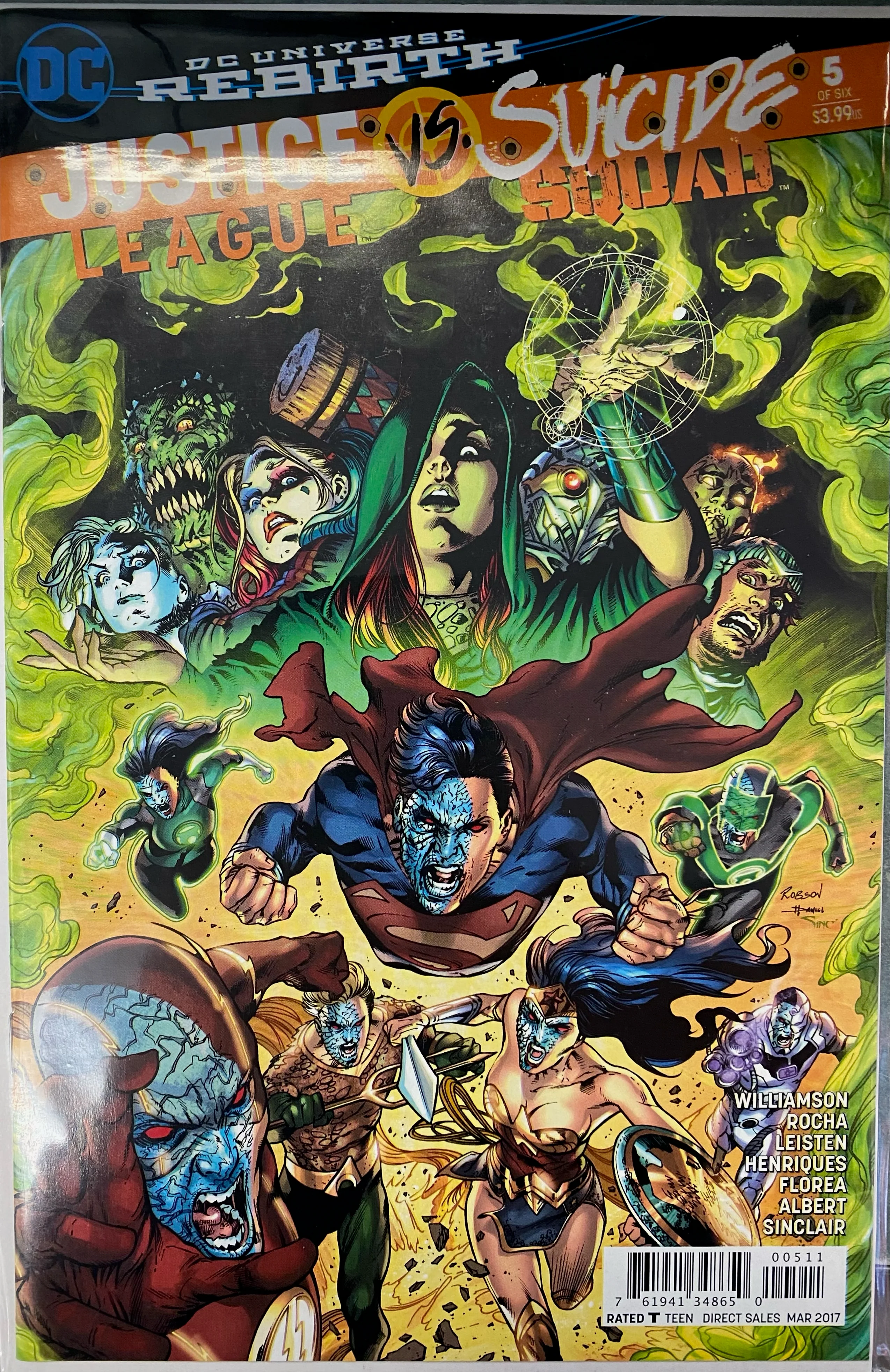 DC Comics - Justice League vs. Suicide Squad (2016) 005 (Cond. FN) - 0280