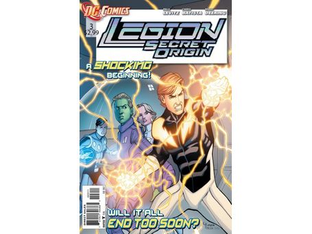 DC Comics -  Legion Secret Origin 003 (Cond. VF-) - 19852