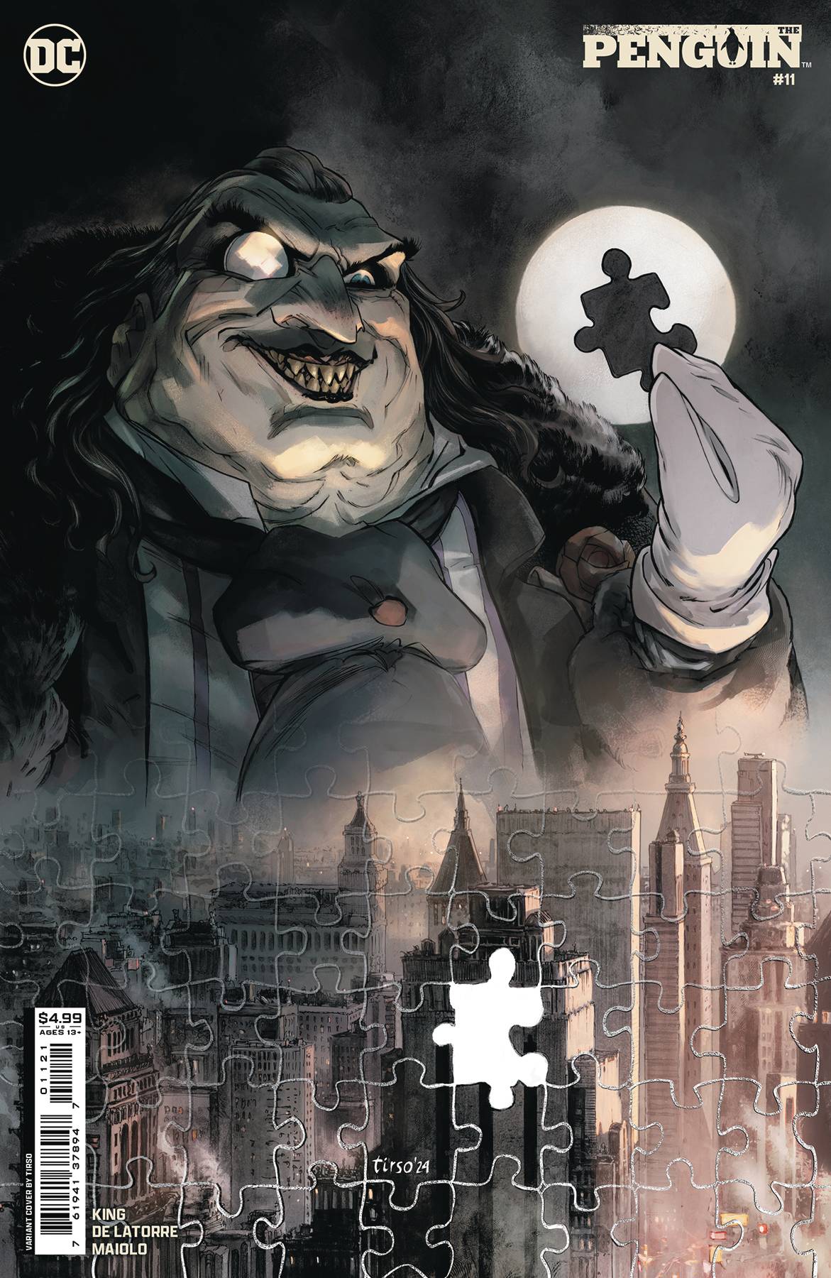 DC Comics - Penguin 011 - Tirso Cons Card Stock Variant Edition (Cond. VF-) 22255