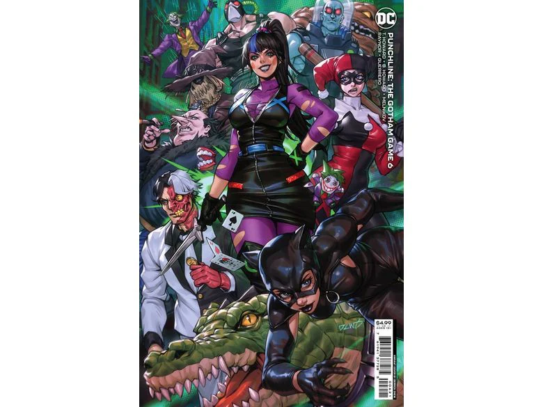 DC Comics - Punchline the Gotham Game 006 (Cond. VF-7.5) - Derrick Chew Card Stock Variant Edition - 16303