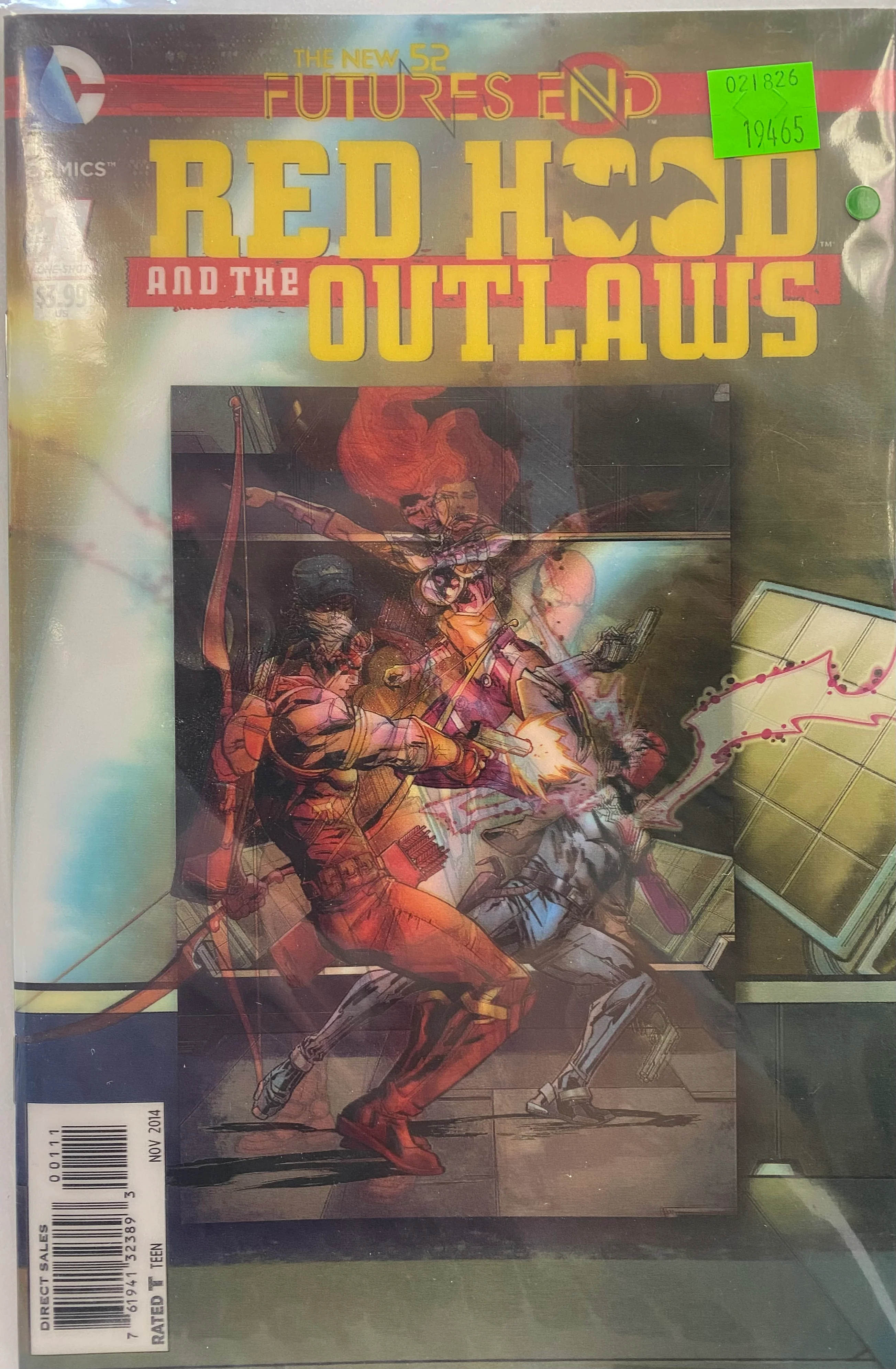 DC Comics - Red Hood Outlaws Futures End (2014) 001 - Cover A Lenticular Variant Edition (Cond. VF-) - 19465