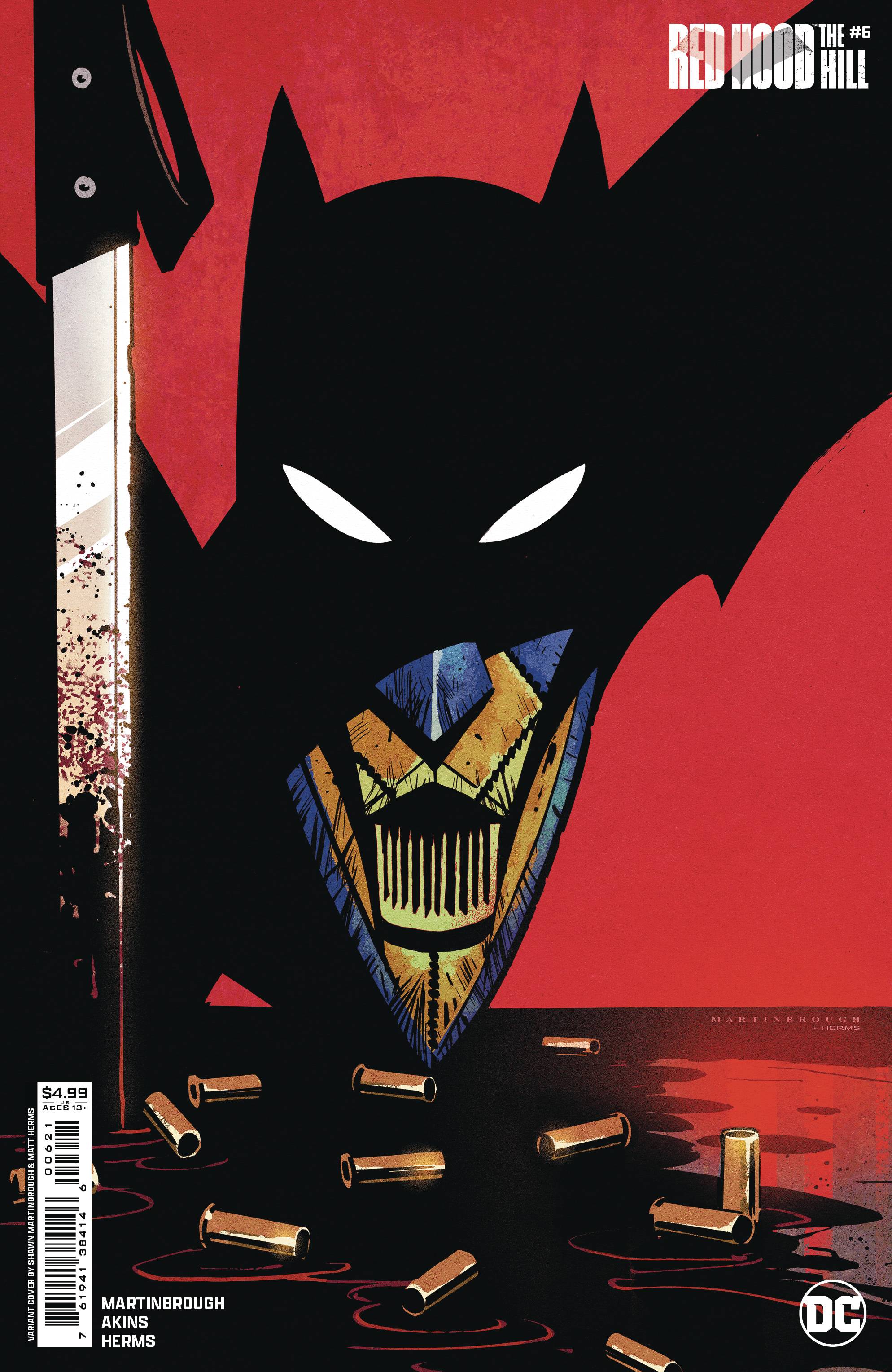 DC Comics - Red Hood the Hill 006 (of 6) Shawn Martinbrough Card Stock Variant Edition (Cond. VF-) - 22444