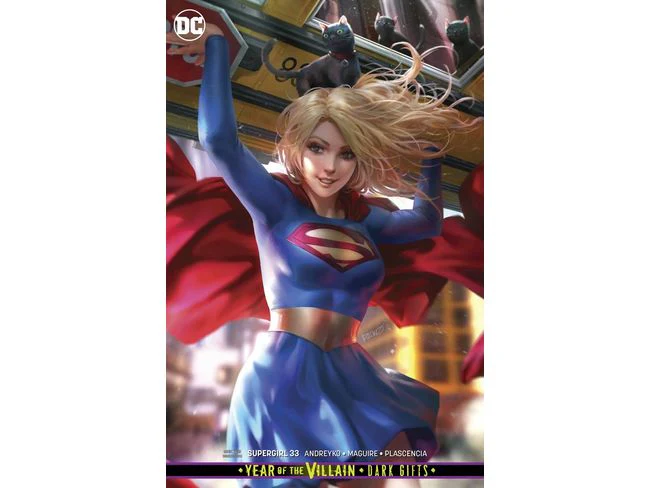 DC Comics - Supergirl 033 Card Stock Variant Edition - YOTV the Offer (Cond. FN+) - 0942