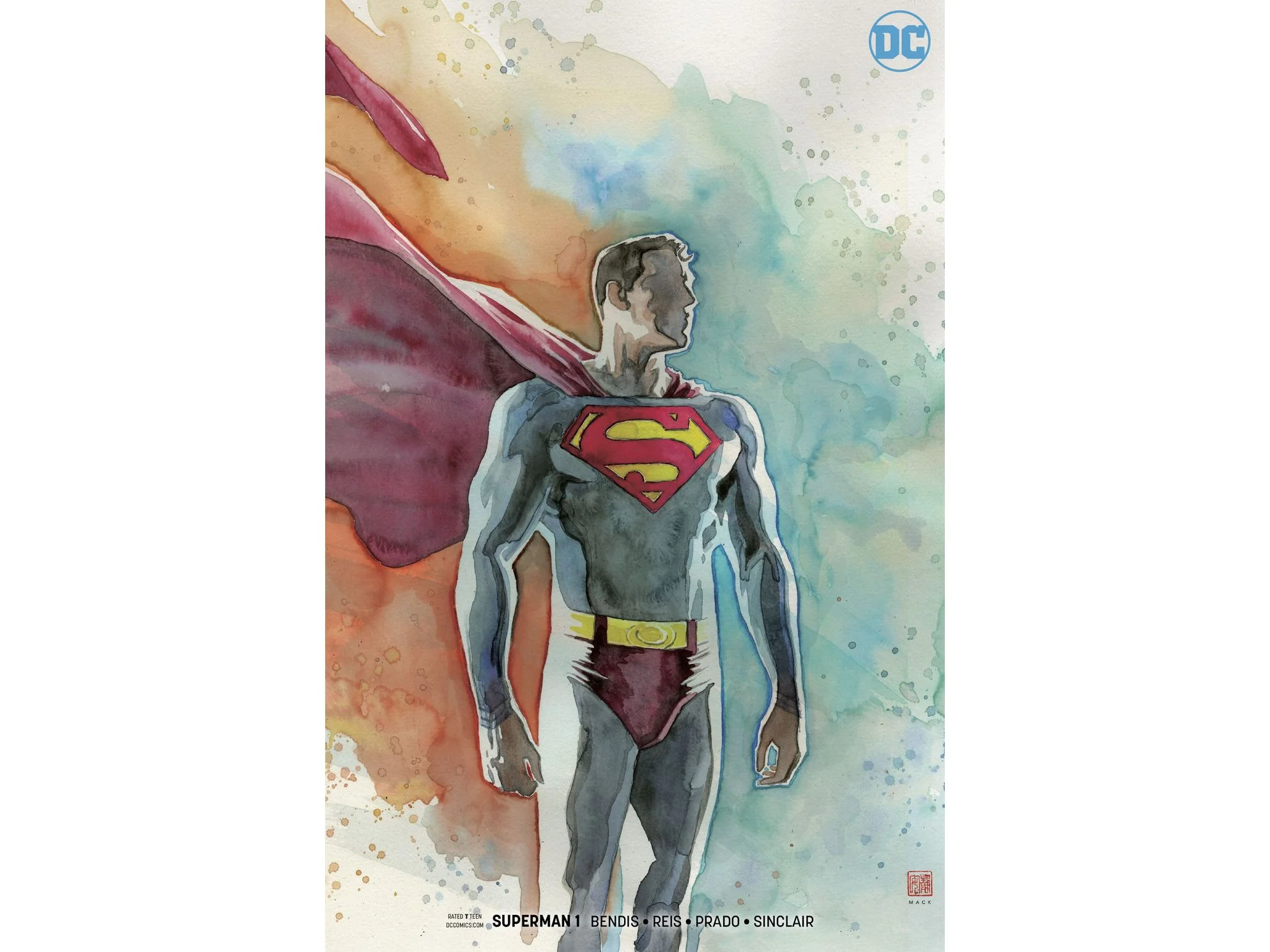 DC Comics - Superman (2018 5th Series) 001 - Mack Cover Variant Edition (Cond. VG+) - 0948