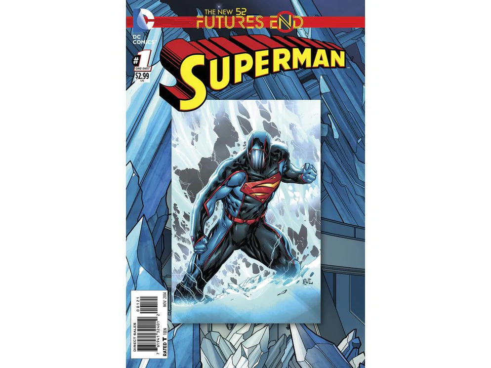 DC Comics - Superman Futures End (2014) 001 - Cover B Non-Lenticular Variant Edition (Cond. VF-) - 19726 - Image 2