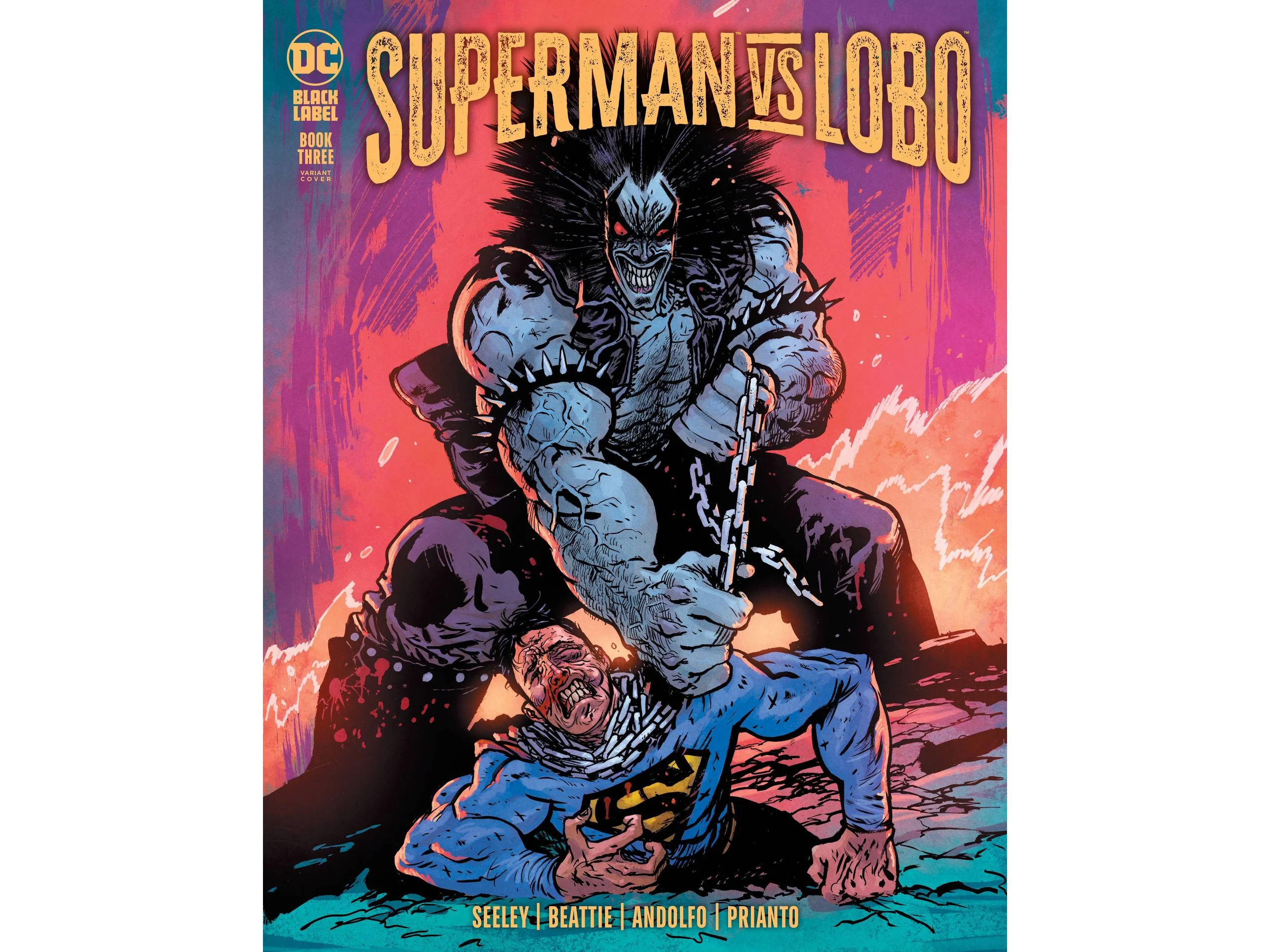 DC Comics - Superman vs Lobo (2021) 003 of 3 Johnson Variant Edition (Cond. FN) MG0064