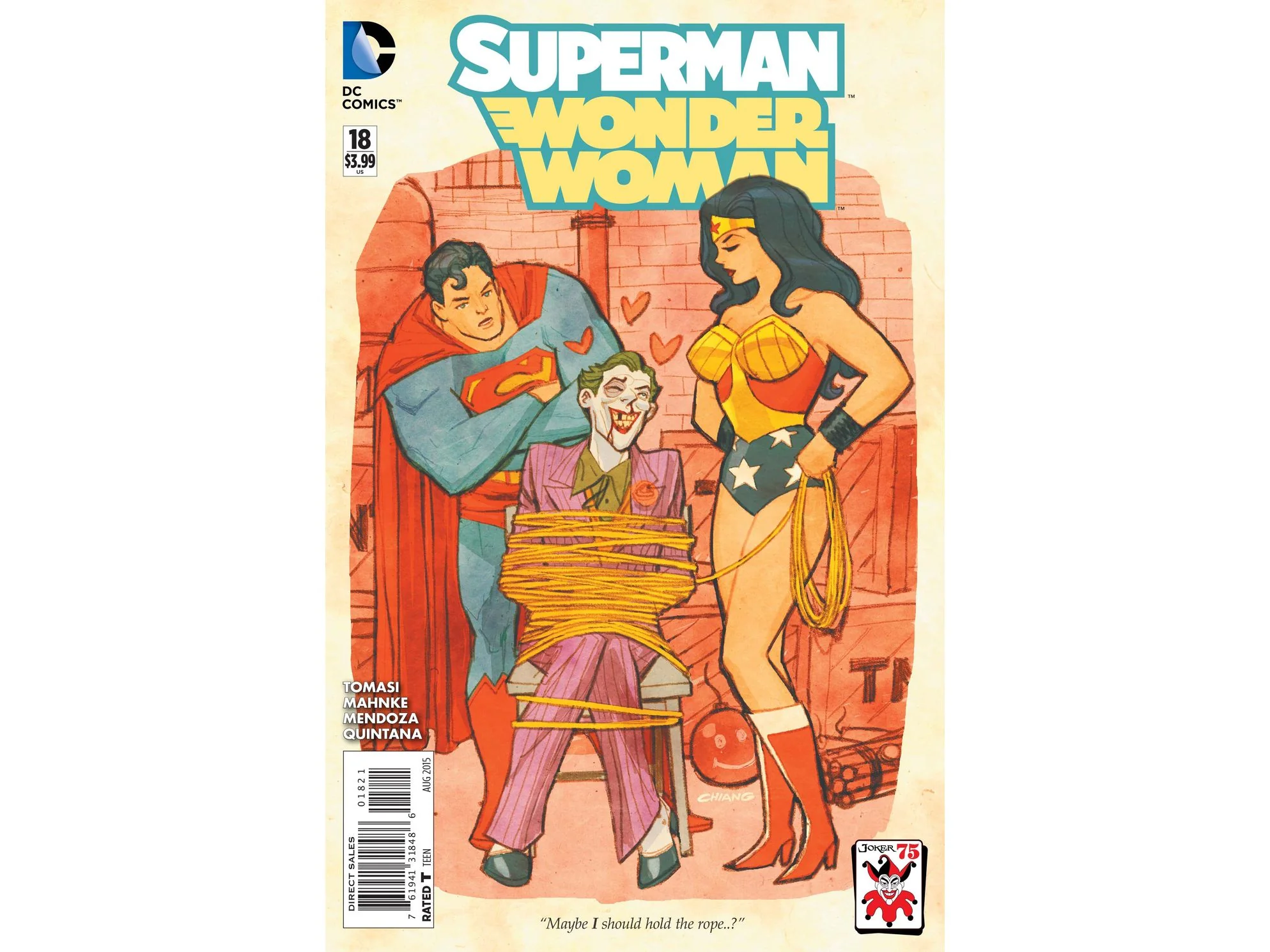 DC Comics - Superman/Wonder Woman 18 Joker Variant Edition (Cond. VF-) - 17676