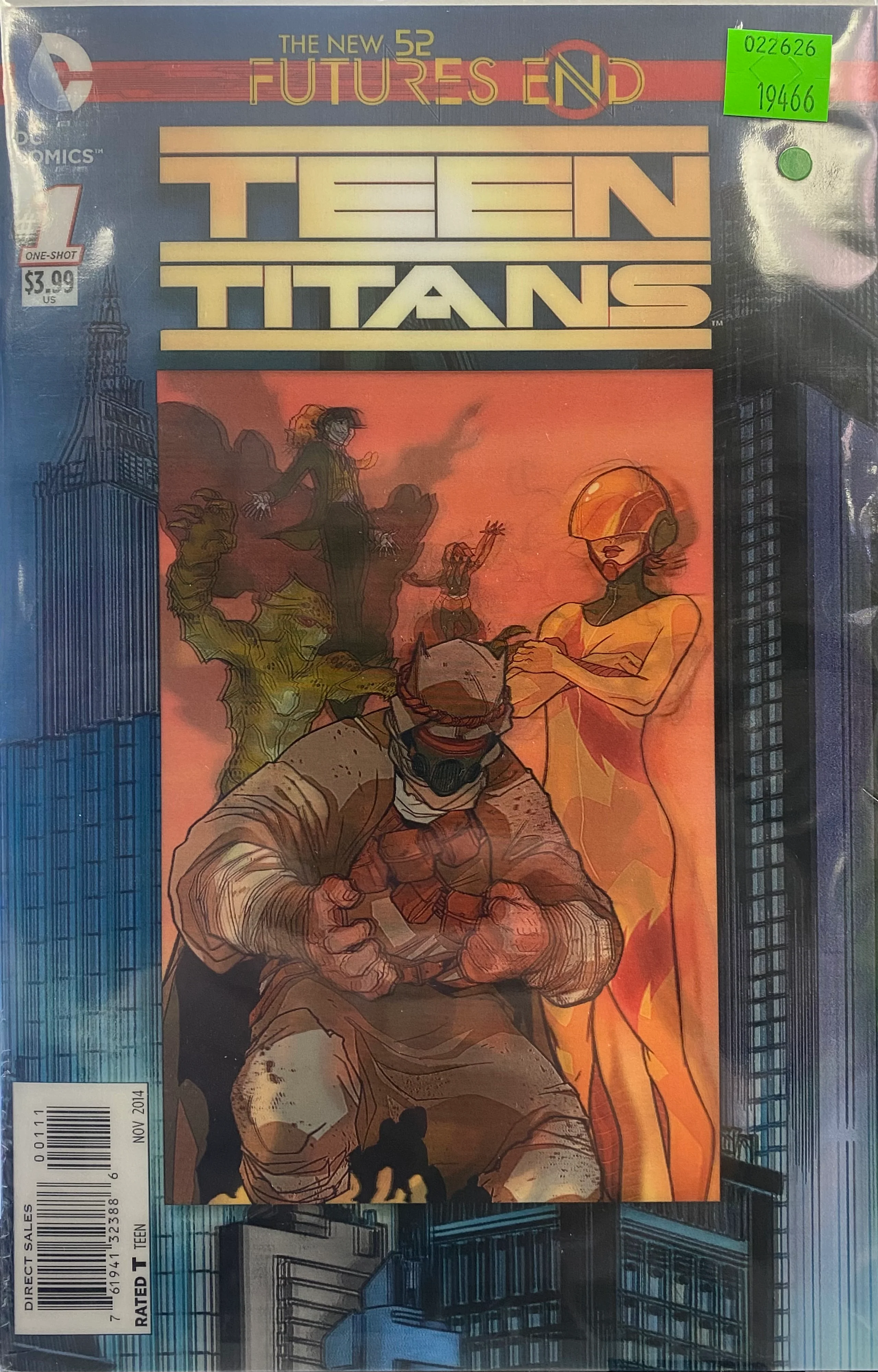 DC Comics - Teen Titans Futures End (2014) 001 - Cover A Lenticular Variant Edition (Cond. VF-) - 19466