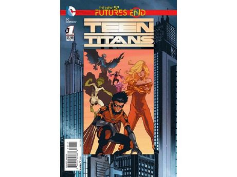 DC Comics - Teen Titans Futures End (2014) 001 - Cover A Lenticular Variant Edition (Cond. VF-) - 19466 - Image 2