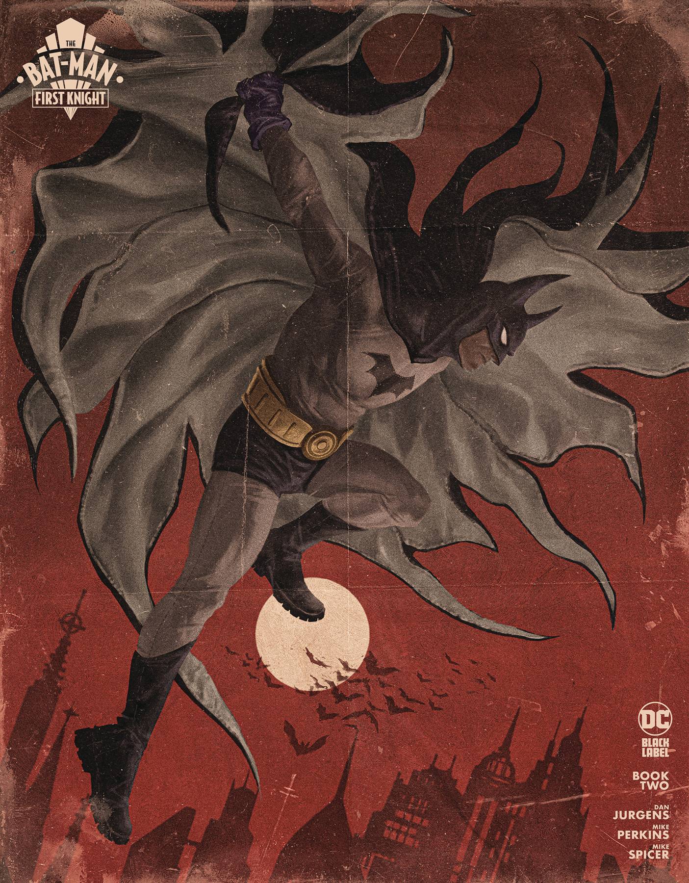 DC Comics - The Bat-Man First Knight 002 - Card Stock Variant Edition (Cond. VF-) - MG0094