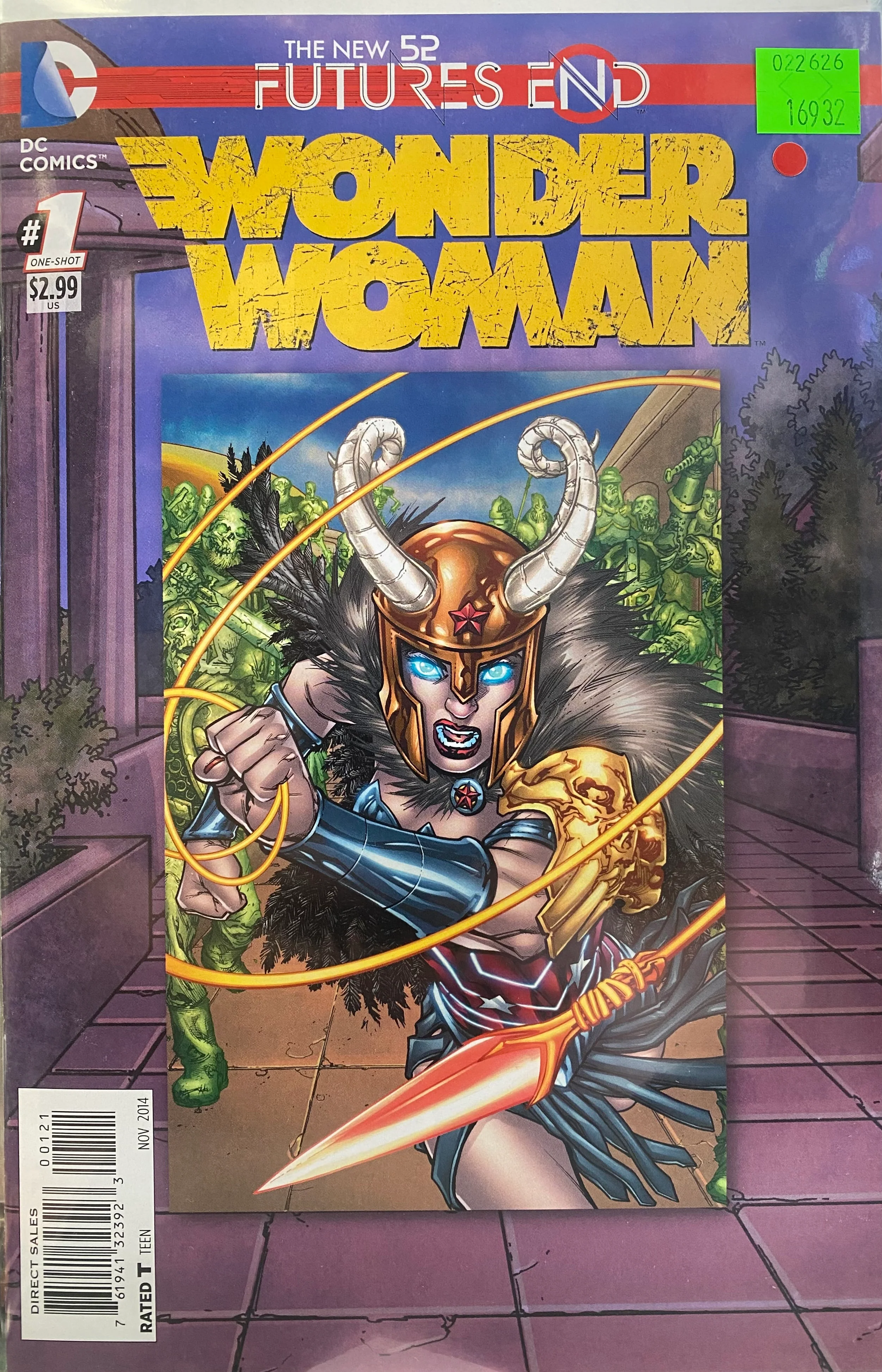 DC Comics - Wonder Woman Futures End (2014) 001 - Cover B Non-Lenticular Variant Edition (Cond. VF-) - 16932