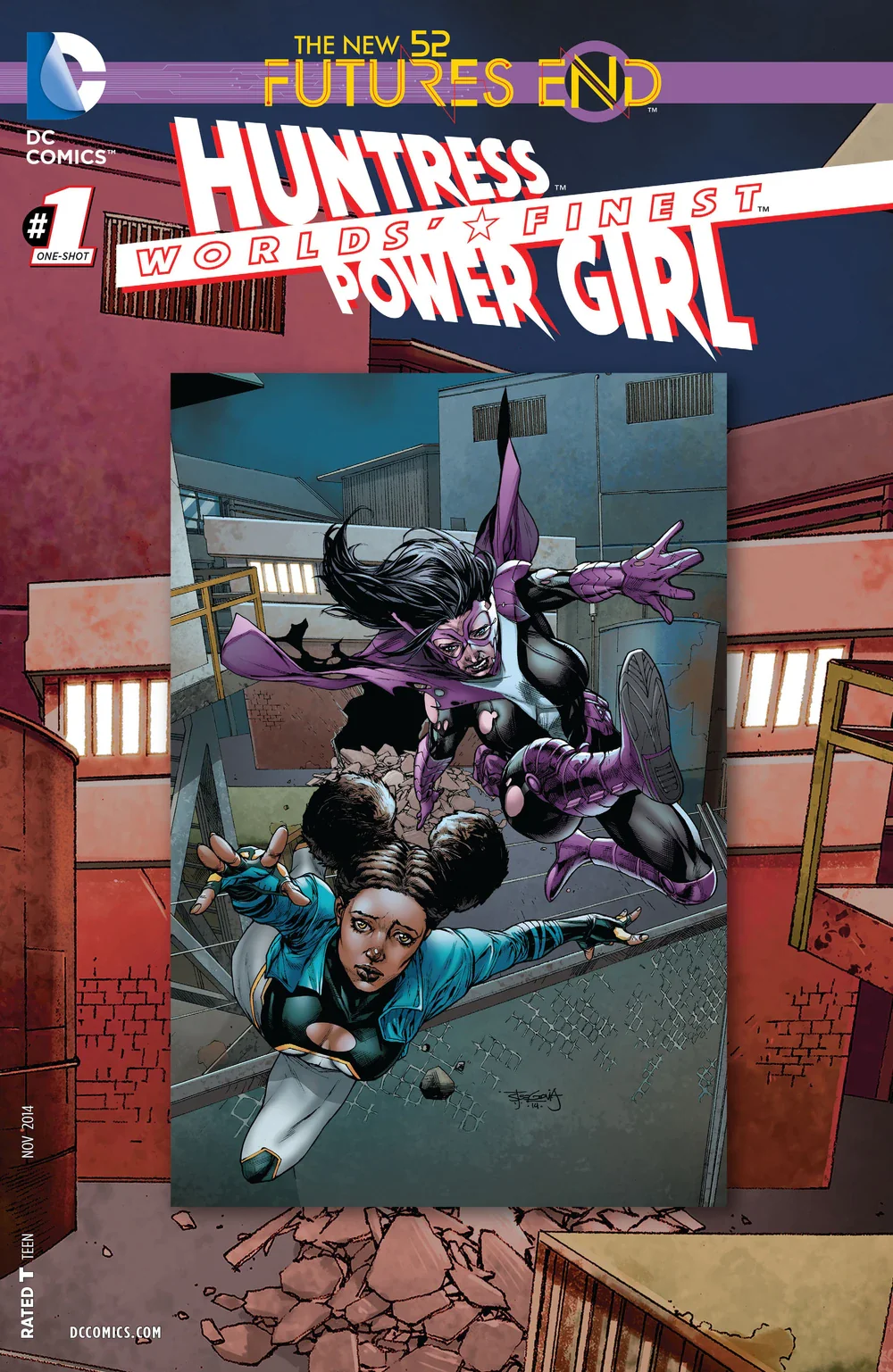 DC Comics - Worlds' Finest Futures End (2014) 001 - Cover B Non-Lenticular Variant Edition (Cond. VF-) - 22260
