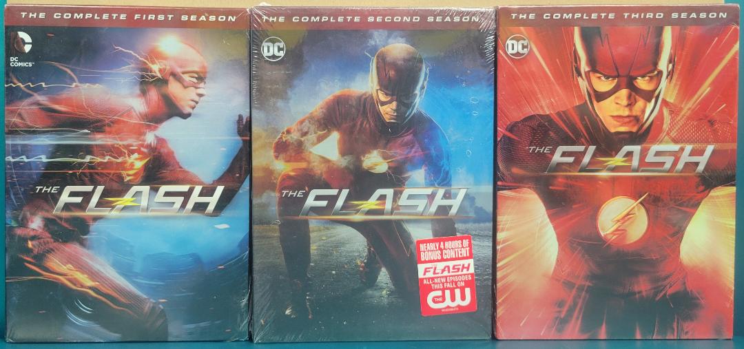 DC - DVD - The Flash - Season 1,2 & 3