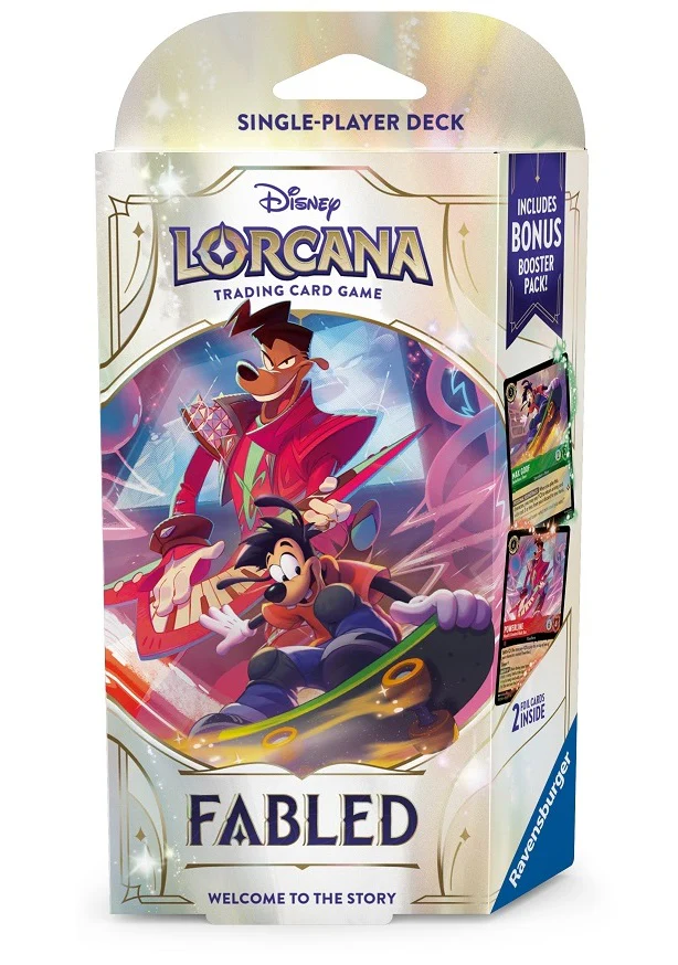 Disney - Lorcana - Fabled - Starter Deck - Emerald & Ruby - Max Goof and Powerline