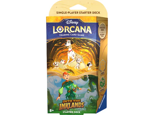 Disney - Lorcana - Into the Inklands - Starter Deck - Amber & Emerald - 101 Dalmatians & Peter Pan