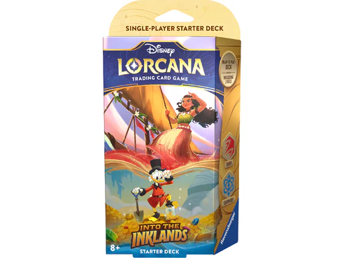 Disney - Lorcana - Into the Inklands - Starter Deck - Ruby & Sapphire - Moana & Scrooge Mcduck