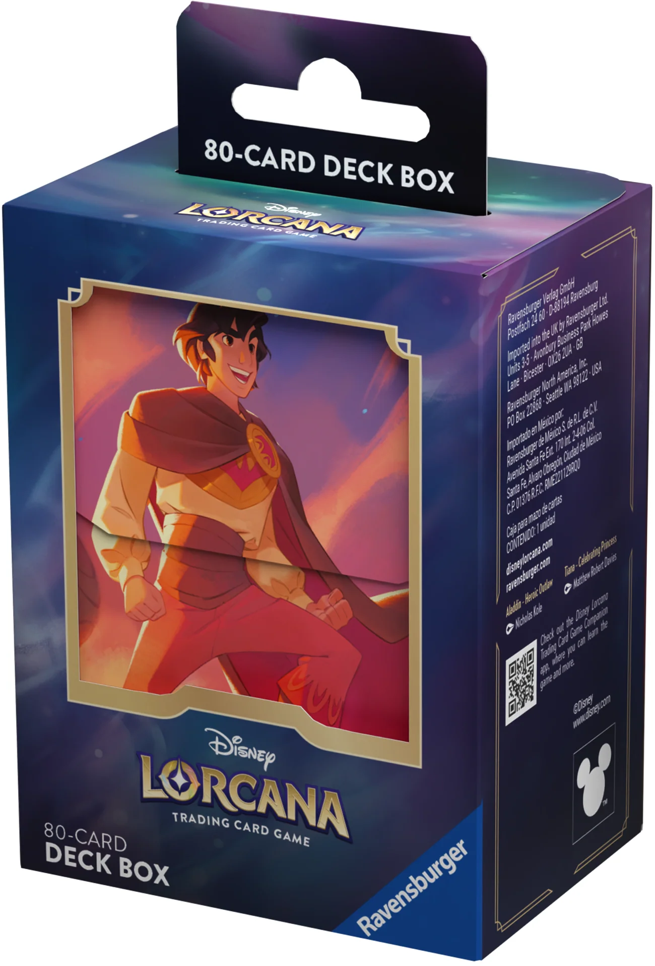 Disney - Lorcana - Shimmering Skies - Deck Box - Aladdin
