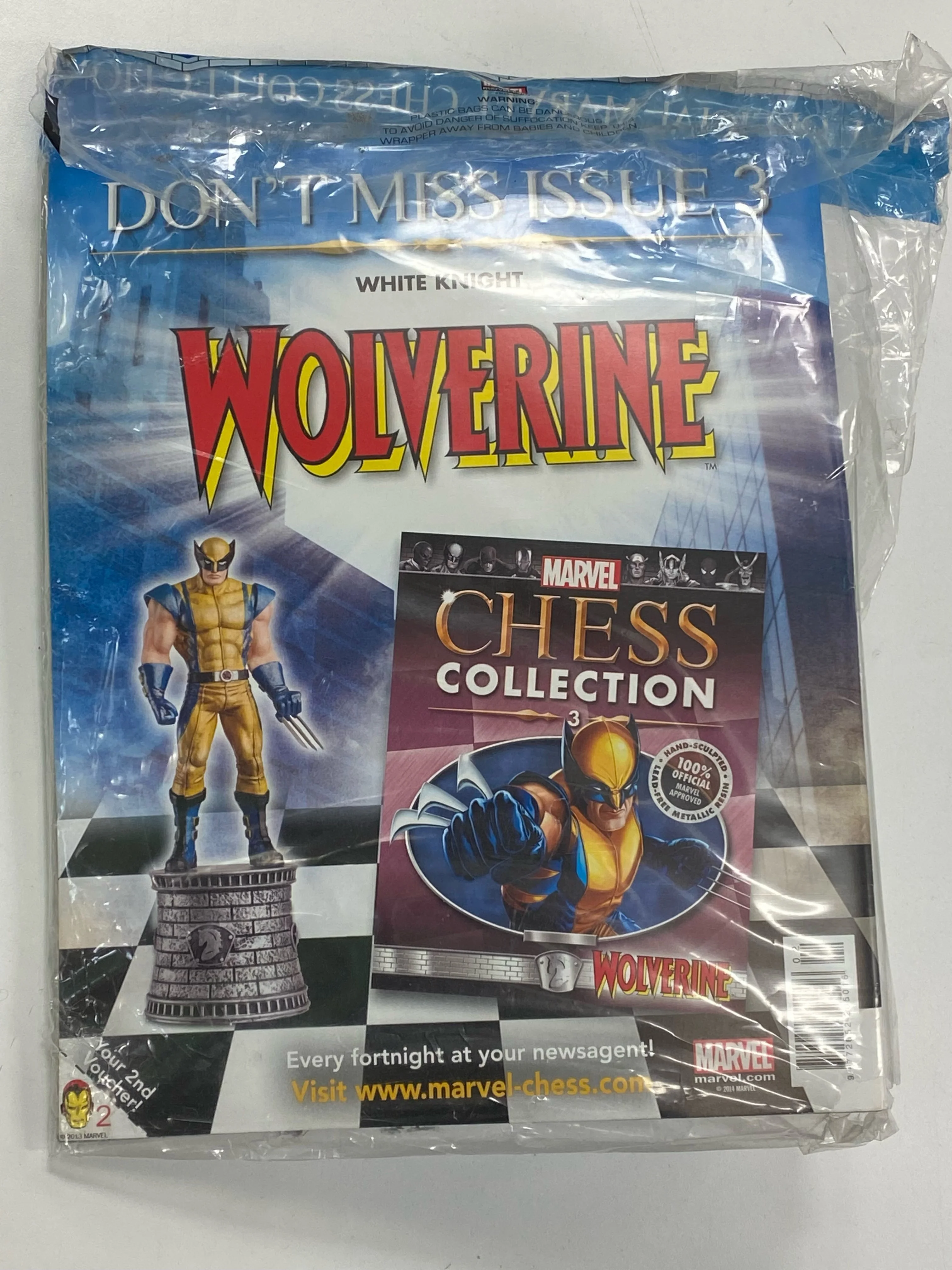 Eaglemoss - Official Marvel Chess Collection 002 - Ironman File and Boxed Figure *DAMAGED BOX* - Image 6