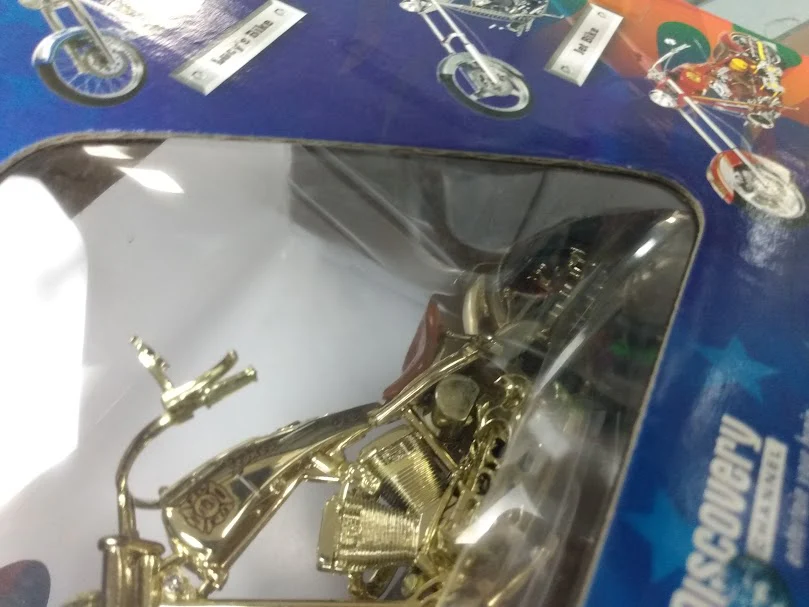 Ertl - Joy Ride - OCC American Chopper Motorcycle Series - Fire Bike - Gold Limited Edition - Image 3