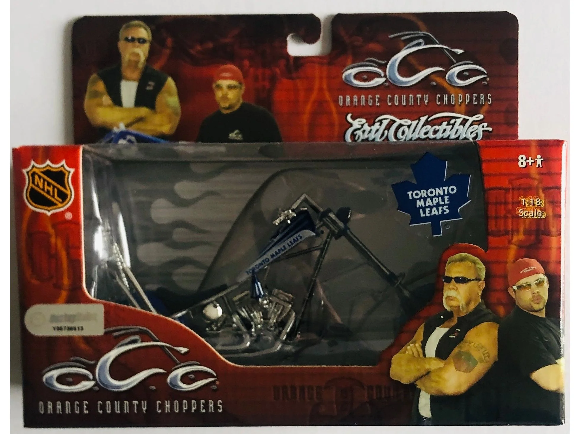 Ertl - NHL - OCC Chopper Motorcycle Series - Toronto Maple Leafs