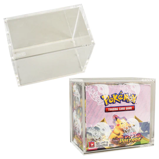 Evoretro - Acrylic Booster Box Display with Magnetic Lid