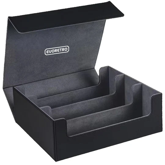 Evoretro - Magnetic Card Deck Storage Box - 3 Row