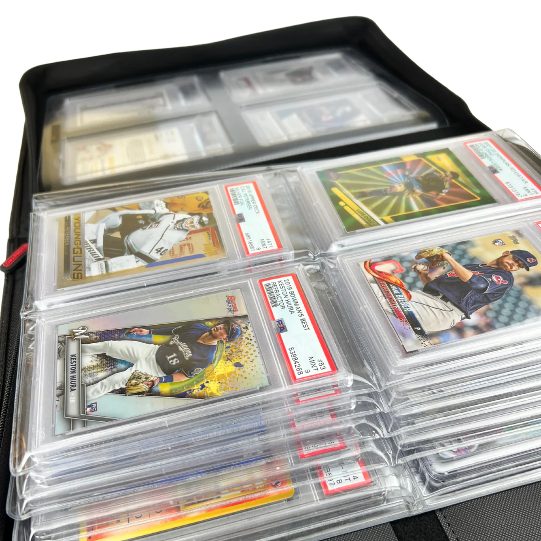 Evoretro - Premium Card Slab Binder with Window - 32 Count - Black - Image 6