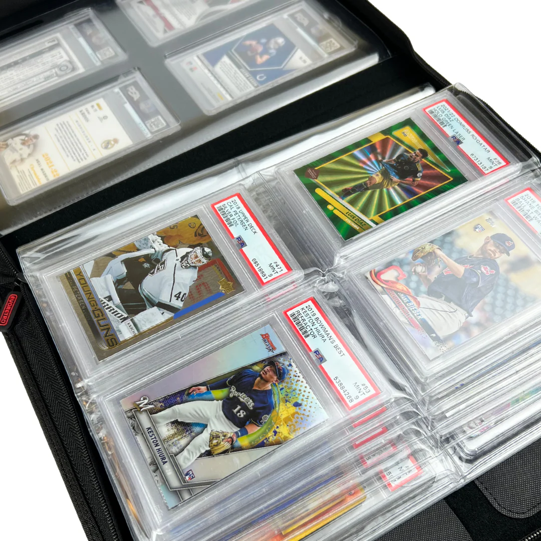 Evoretro - Premium Card Slab Binder with Window - 32 Count - Black - Image 7