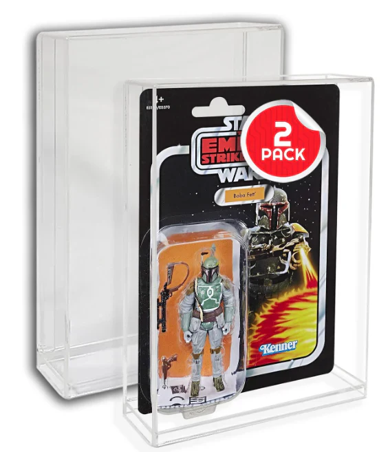 Evoretro - Star Wars and GI Joe 3.75 Action Figure Acrylic Cases - 2 Pack - Image 3