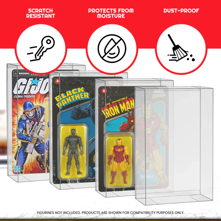 Evoretro - Star Wars and GI Joe 3.75 Action Figure PET Shallow Cases - 10 Pack - Image 4