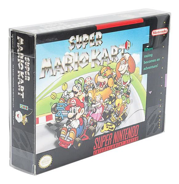 Evoretro - Super Nintendo/Nintendo 64 Box PET Protectors - 25 Pack - Image 3