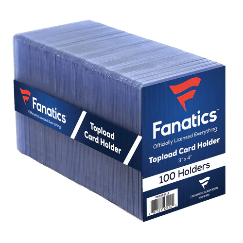 Fanatics - Top Loaders - 3x4 Regular With Sleeves Combo - Package of 100