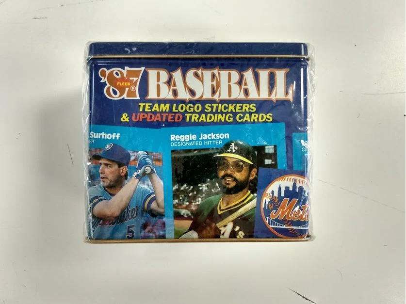 Fleer - 1987 - Baseball - Gloosy Update - Baseball Factory Commemorative Tin Set
