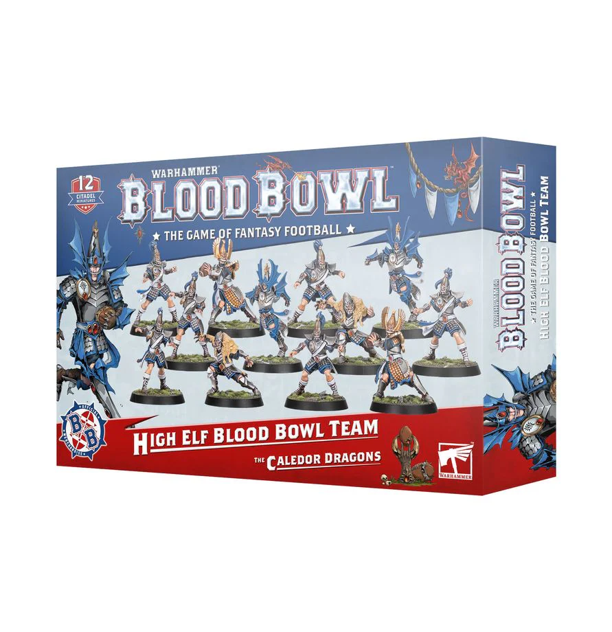 Games Workshop - Blood Bowl - High Elf Team - Caledor Dragons - 202-62 - Pre-Order March 28th 2026