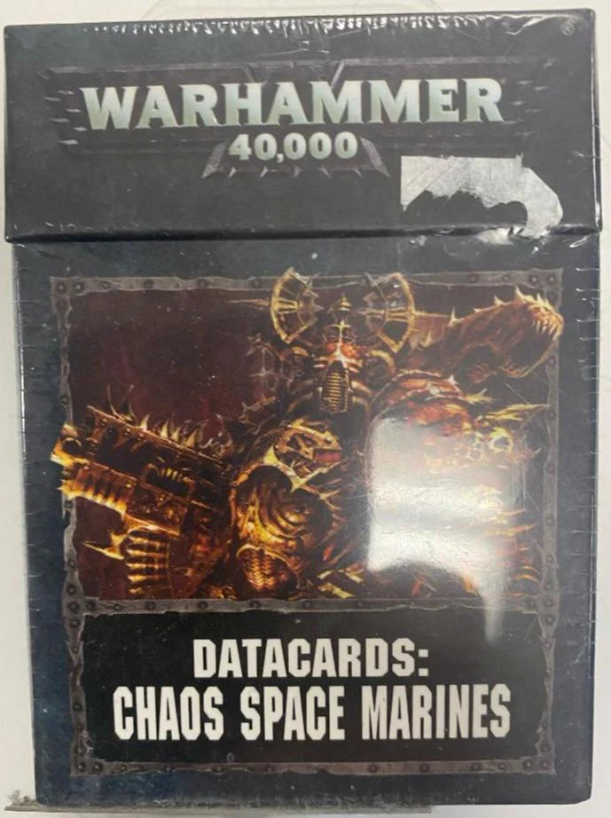 Games Workshop - Warhammer 40K - (9th Edition) Data cards - Chaos Space Marines - 43-02-60 - OUT OF PRINT