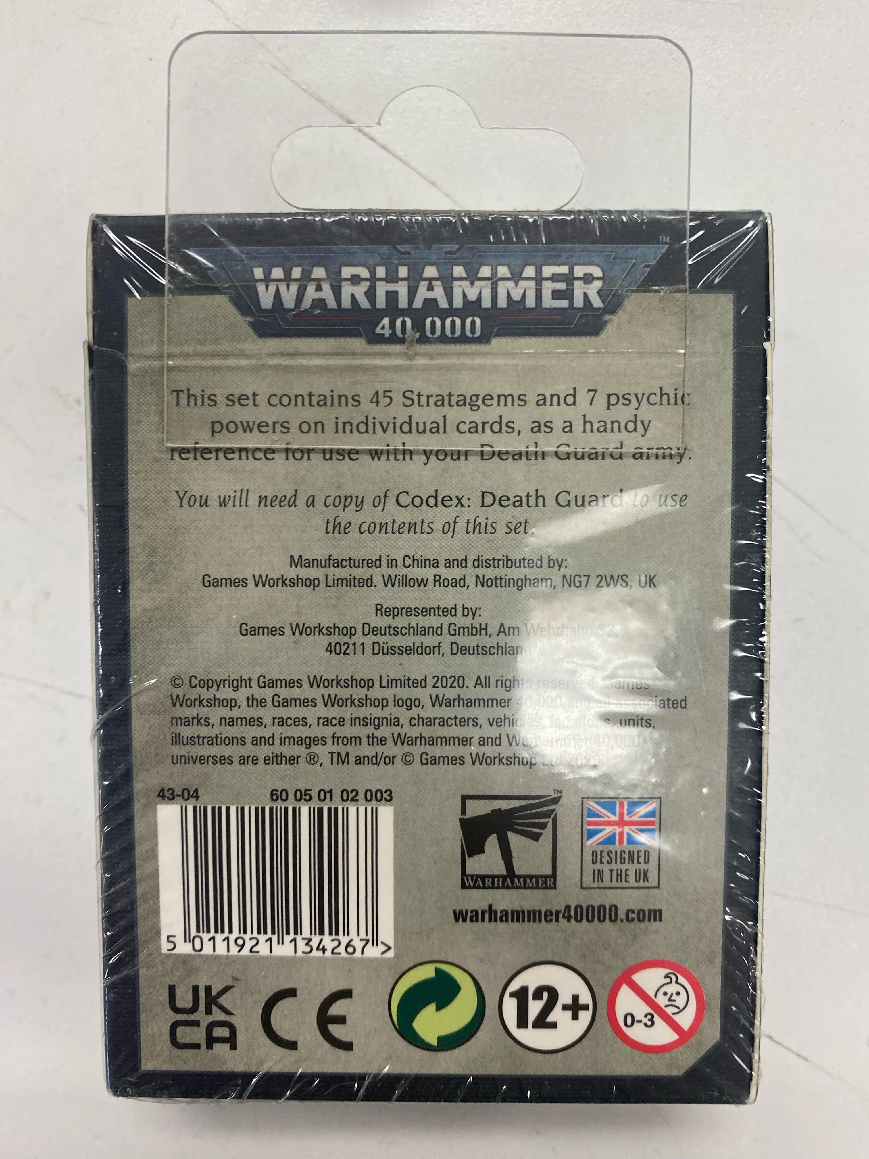 Games Workshop - Warhammer 40K - (9th Edition) Data cards - Death Guard - 43-04 - OUT OF PRINT - Image 3