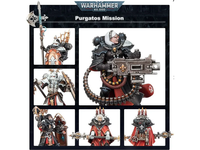 Games Workshop - Warhammer 40K - Adepta Sororitas - Battleforce - Purgatos Mission - 52-43 - Image 3