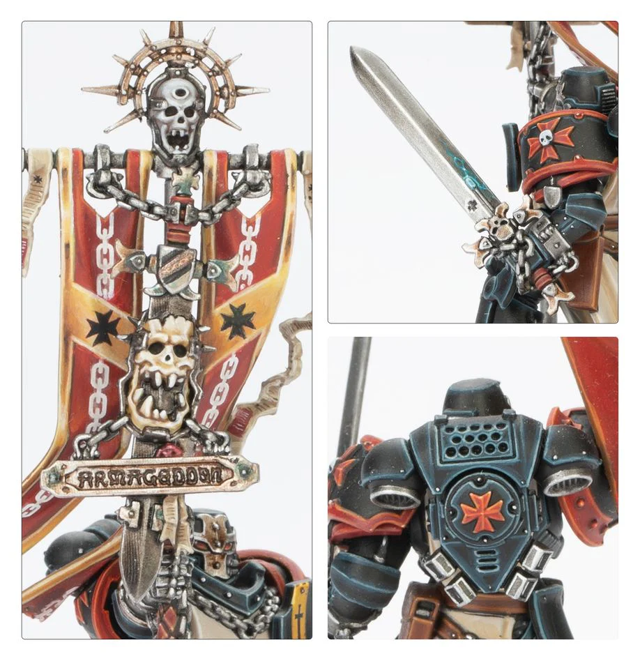 Games Workshop - Warhammer 40K - Black Templars - Crusade Ancient - 55-57 - Image 3