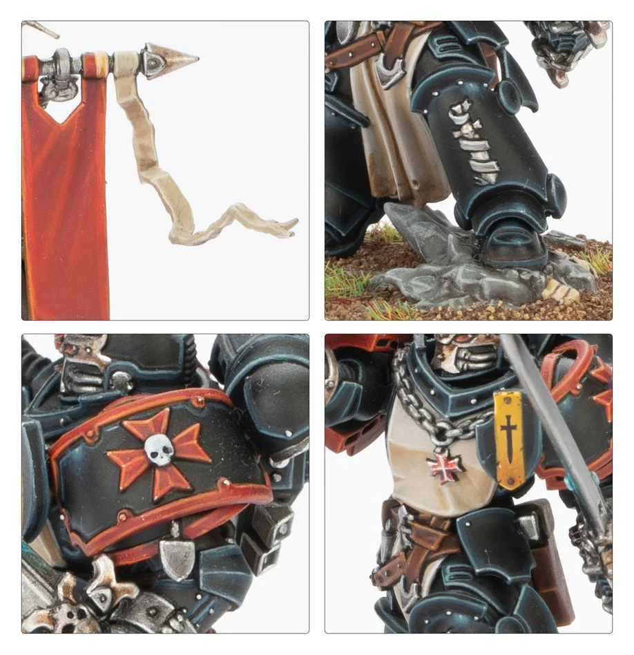 Games Workshop - Warhammer 40K - Black Templars - Crusade Ancient - 55-57 - Image 4