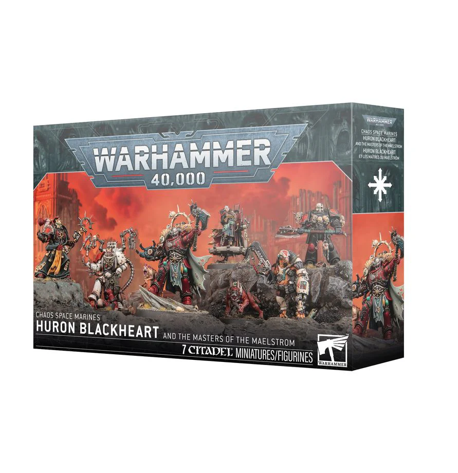 Games Workshop - Warhammer 40K - Chaos Space Marines - Huron Blackheart and the Masters of the Maelstrom - 43-110